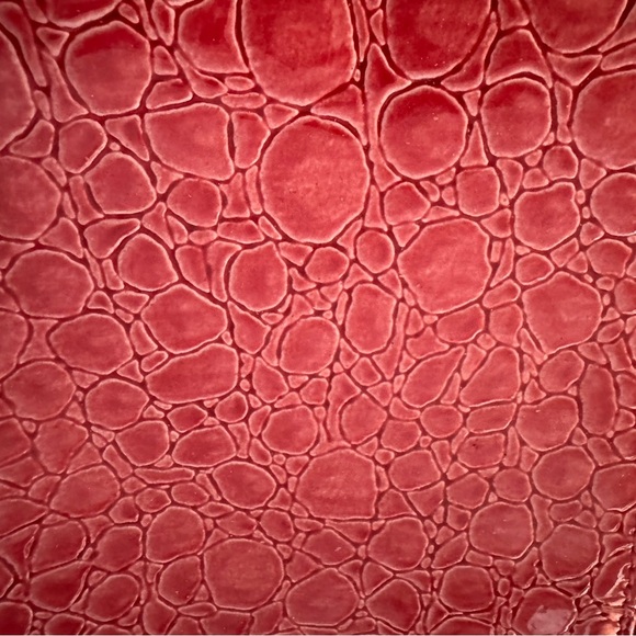 Beijo Pink Patent Leather Crocodile-Embossed Purse Crossbody - Picture 7 of 10